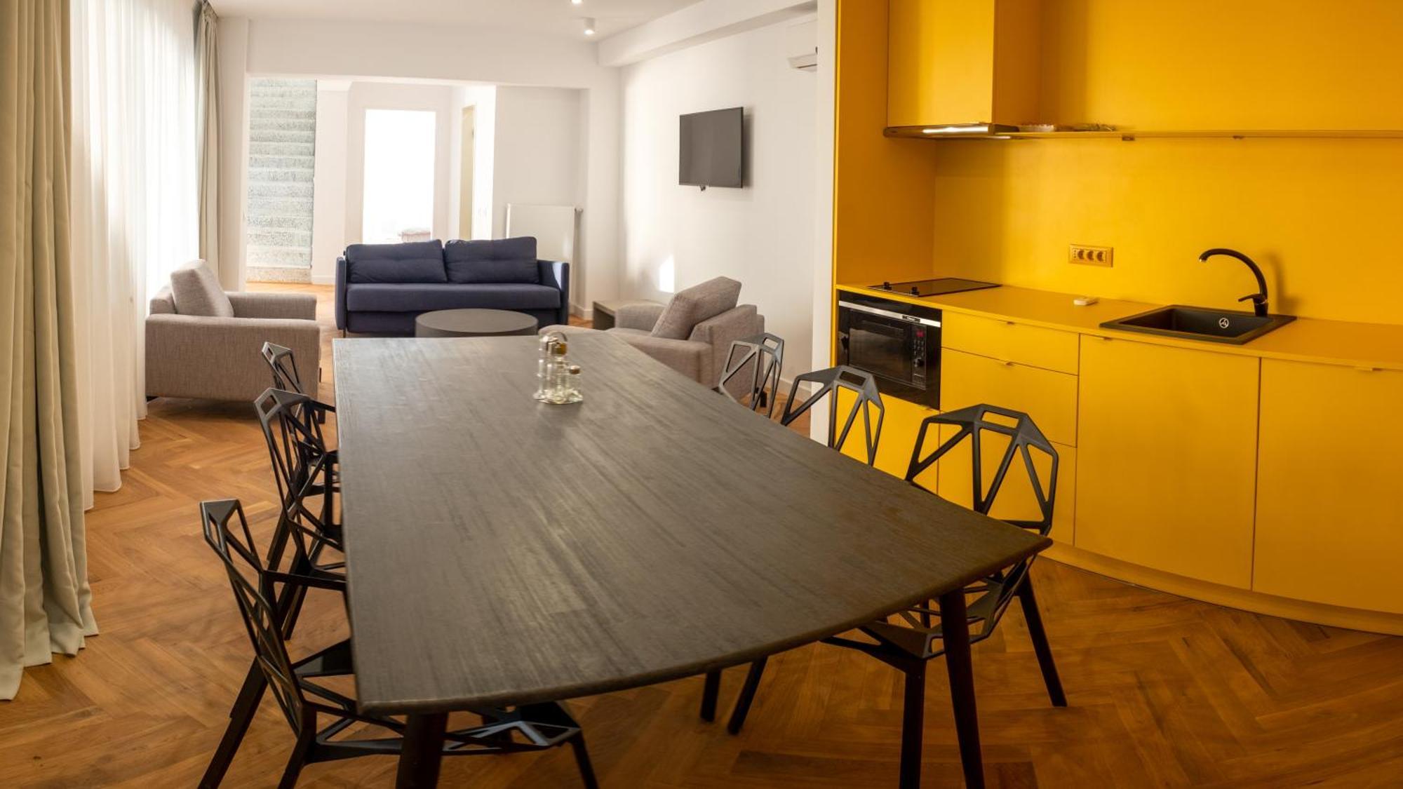 Aparthotel Blend City Center Boekarest Kamer foto