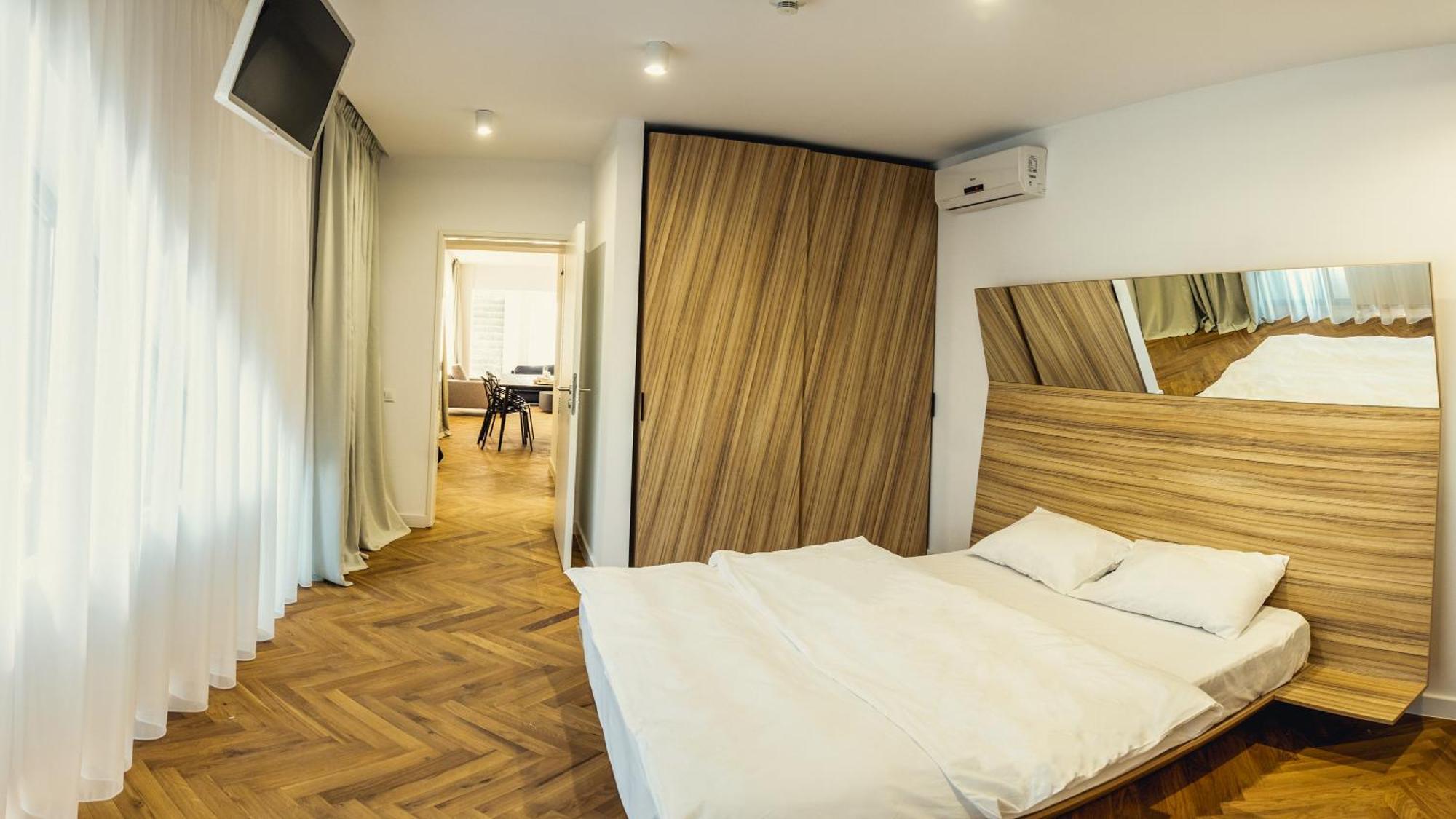 Aparthotel Blend City Center Boekarest Kamer foto